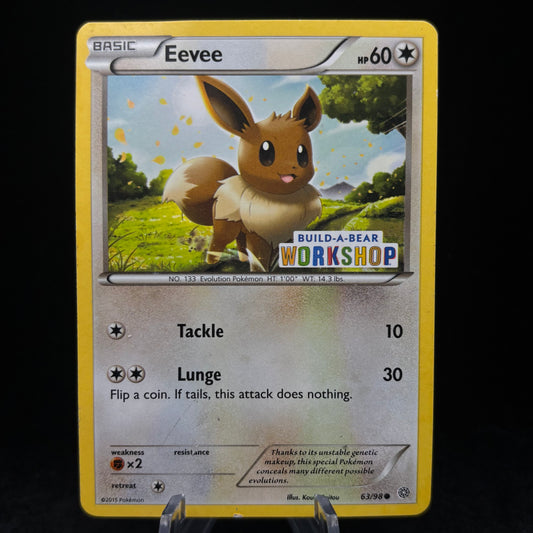 Eevee - 63/98 (Build-A-Bear Workshop Exclusive) *Damaged* Single Card