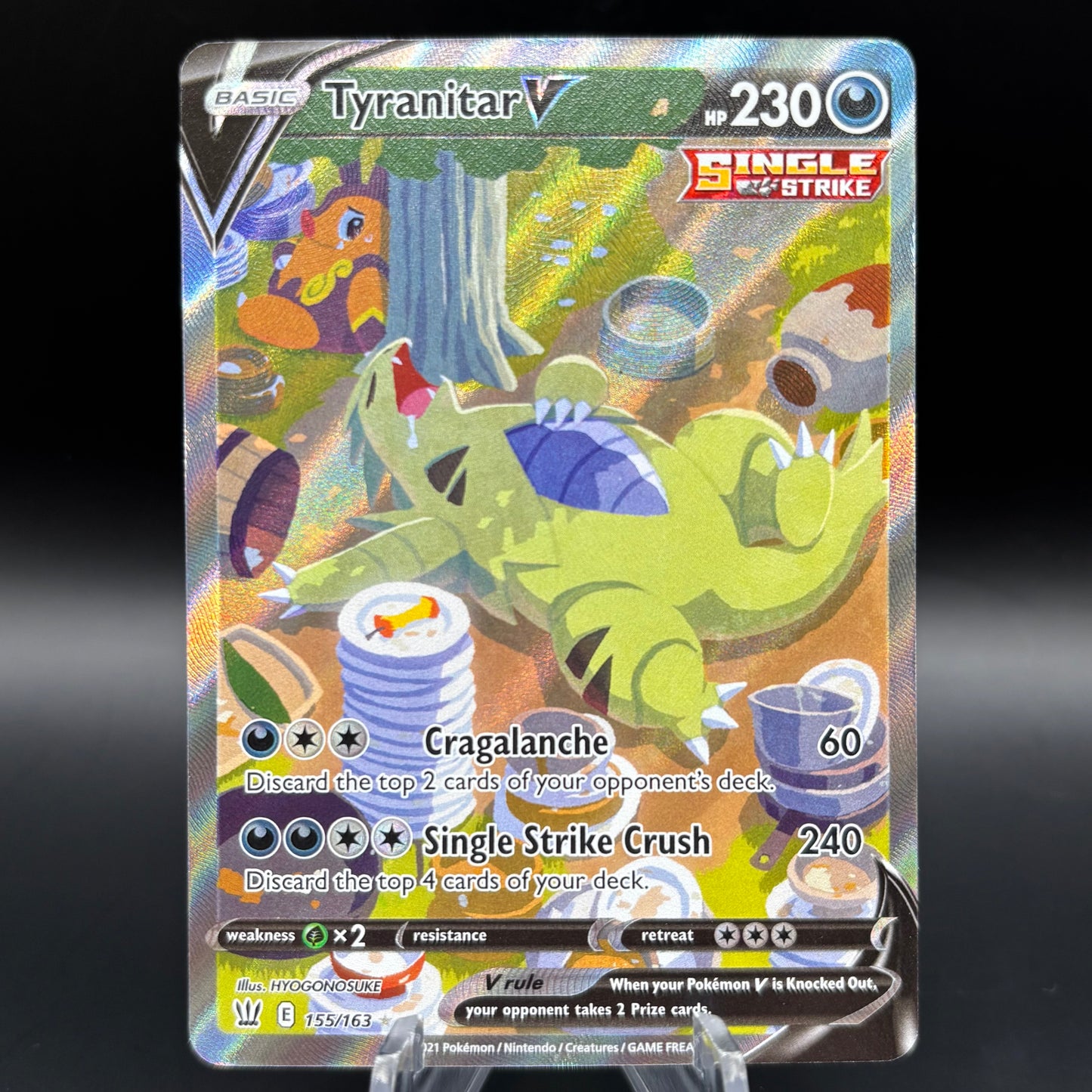 Tyranitar V (Alternate Full Art) - SWSH05: Battle Styles Single Card