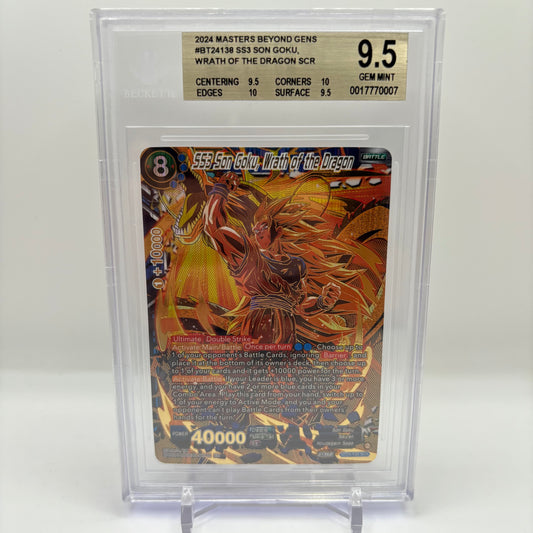BGS 9.5 2024 Masters Beyond Generation SS3 Son Goku, Wrath of the Dragon