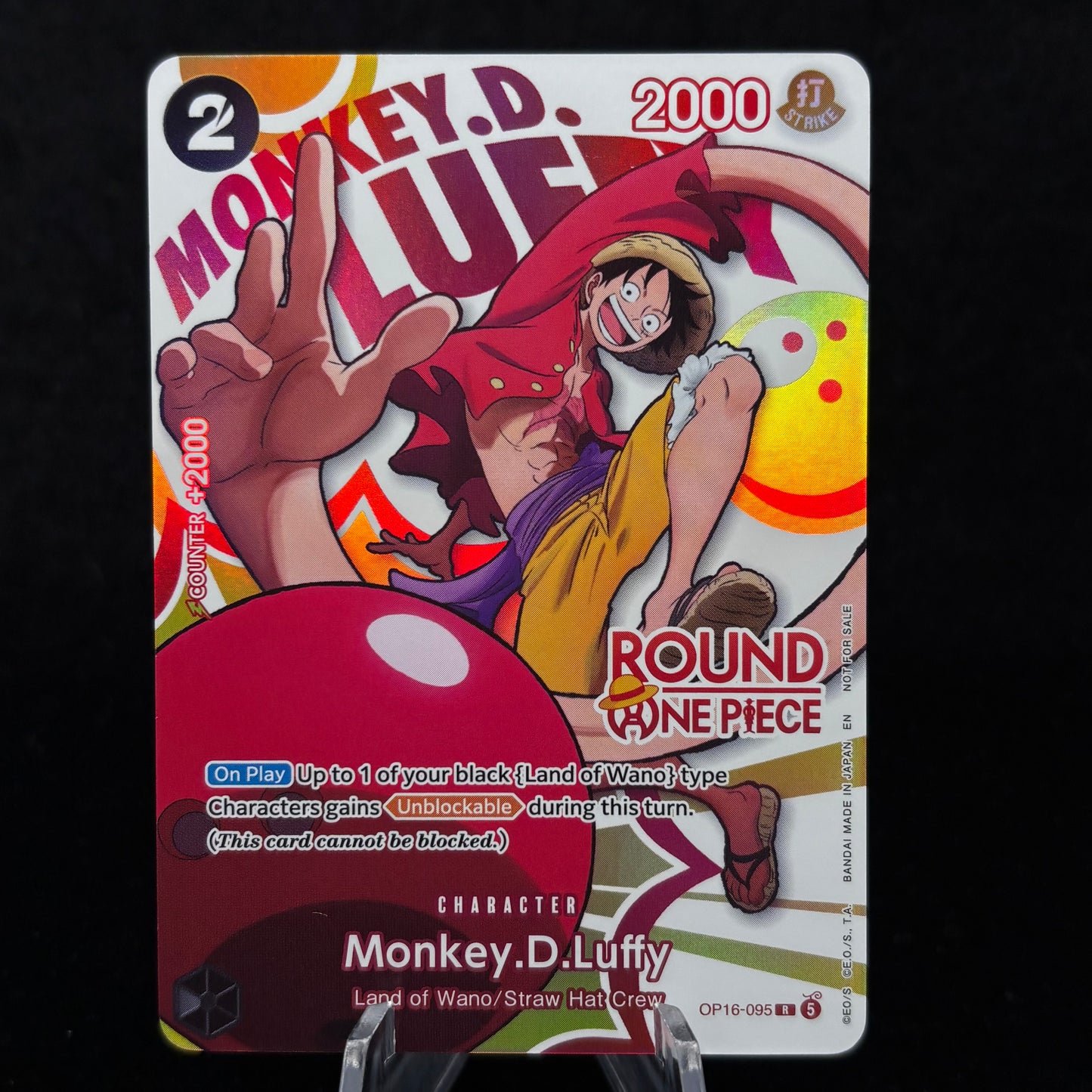 Monkey.D.Luffy (Round 1 PR) Single Card