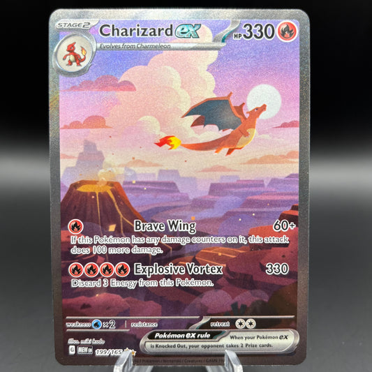 Charizard ex - 199/165 - SV: Scarlet & Violet 151 single card