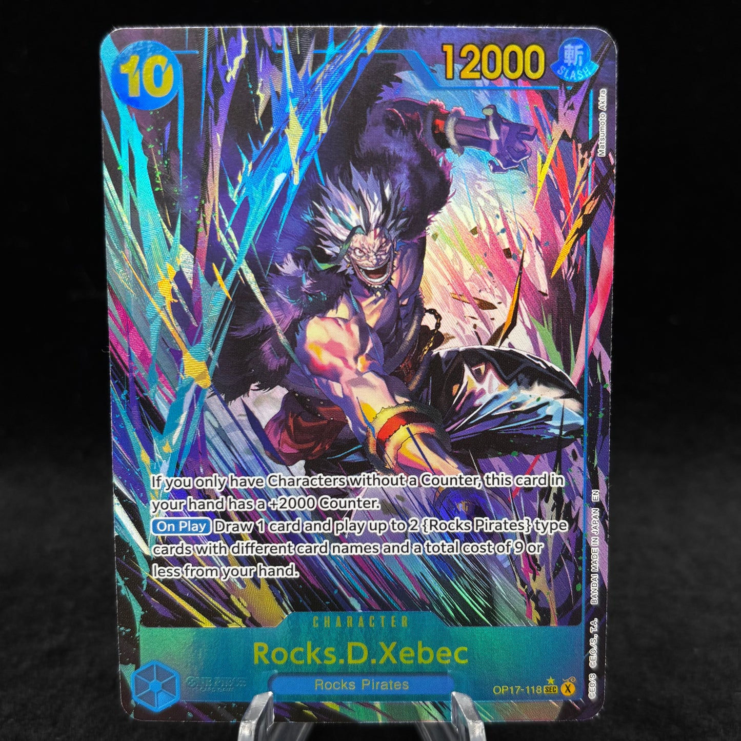 Rocks.D.Xebec (118) (Alternate Art) - The World's Strongest Warriors Single Card