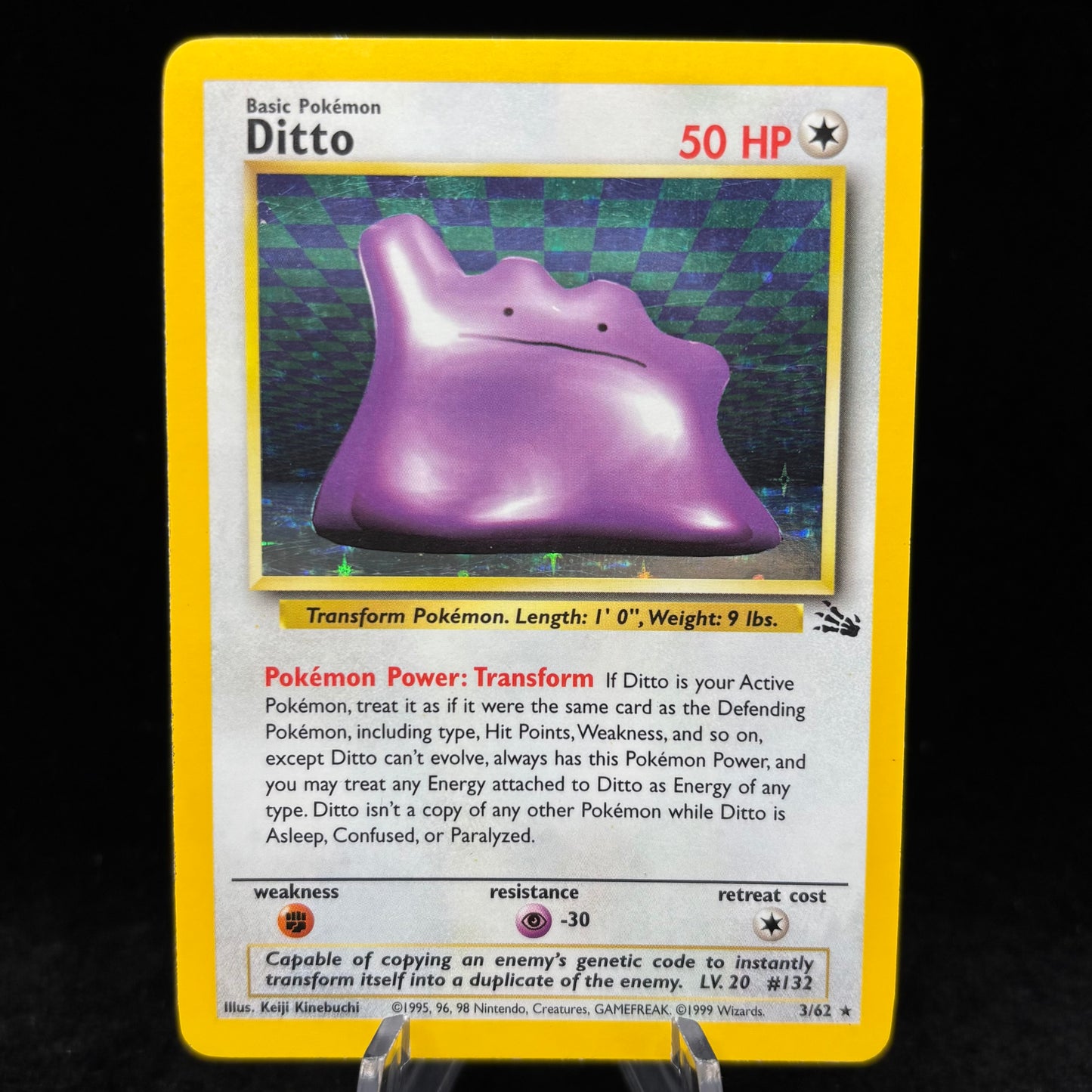 Ditto (3) - Fossil *Heavy Play* Single Card