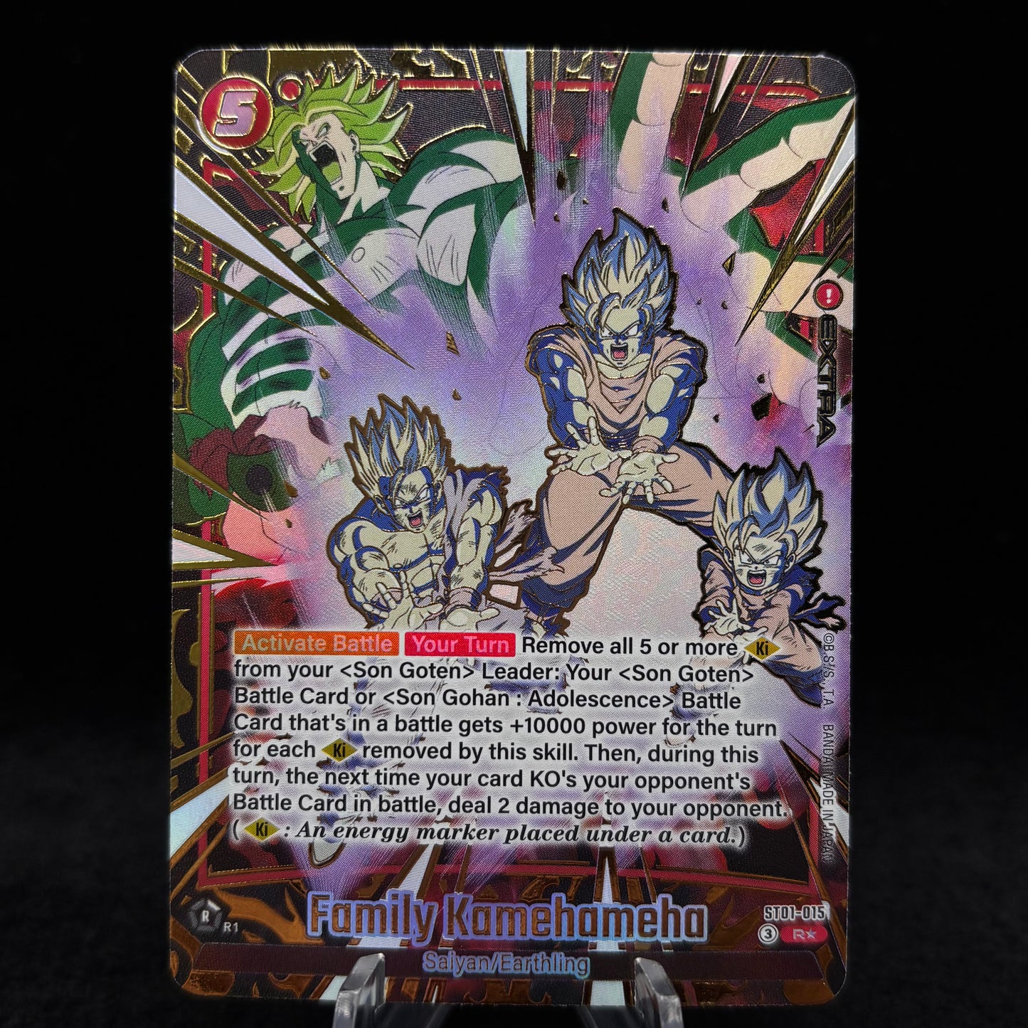 Family Kamehameha (Alternate Art) - Story Booster 01  Single Card