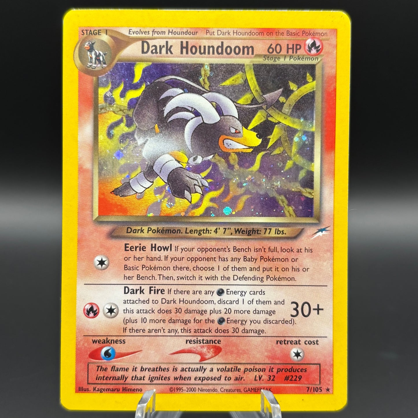 Dark Houndoom - Neo Destiny Holofoil *Light Play* Single Card