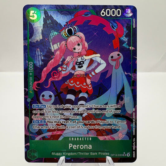 Perona - OP14-033 (Alternate Art) - The Azure Sea's Seven (OP14)
