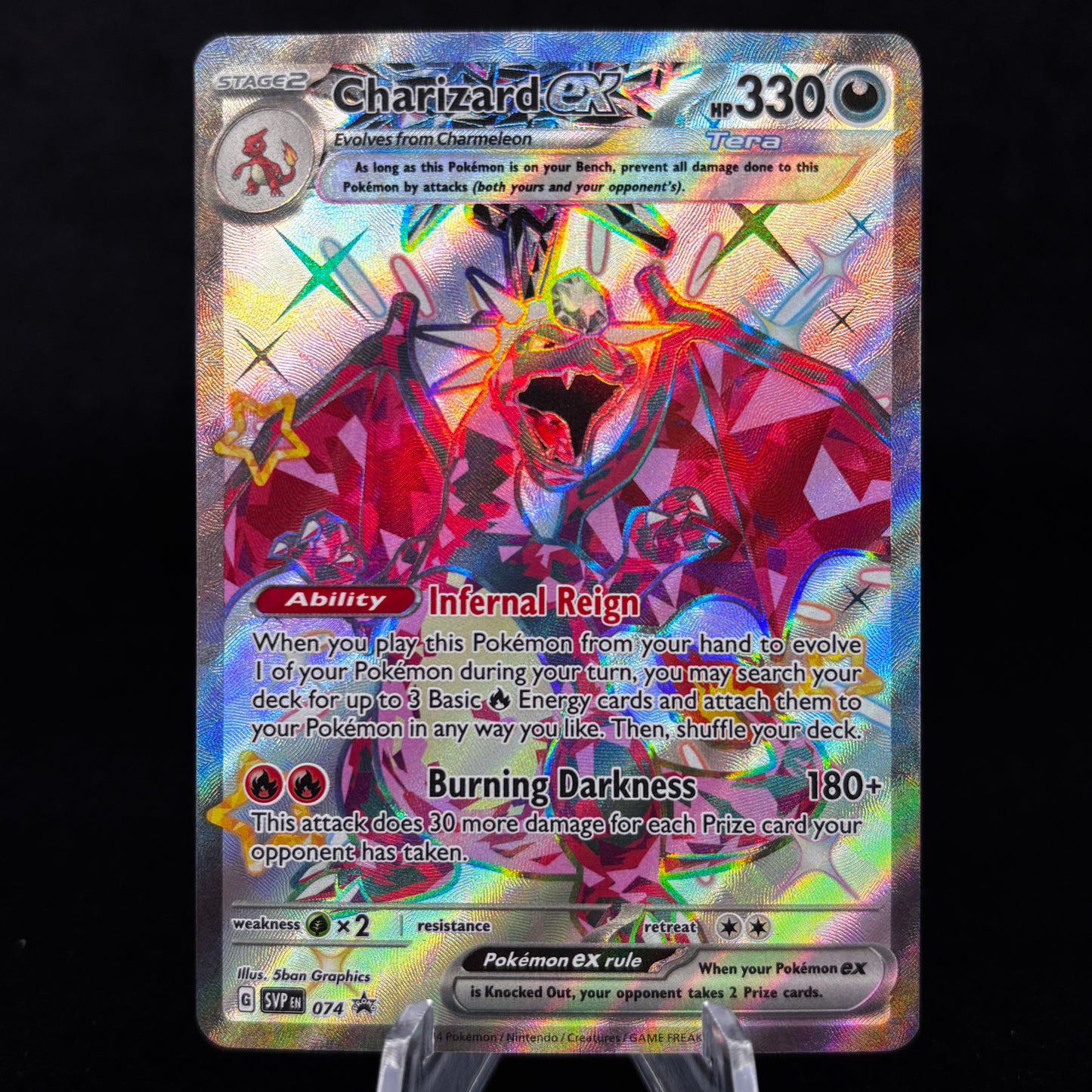 Charizard ex - 074 - SV: Scarlet & Violet PR Single Card