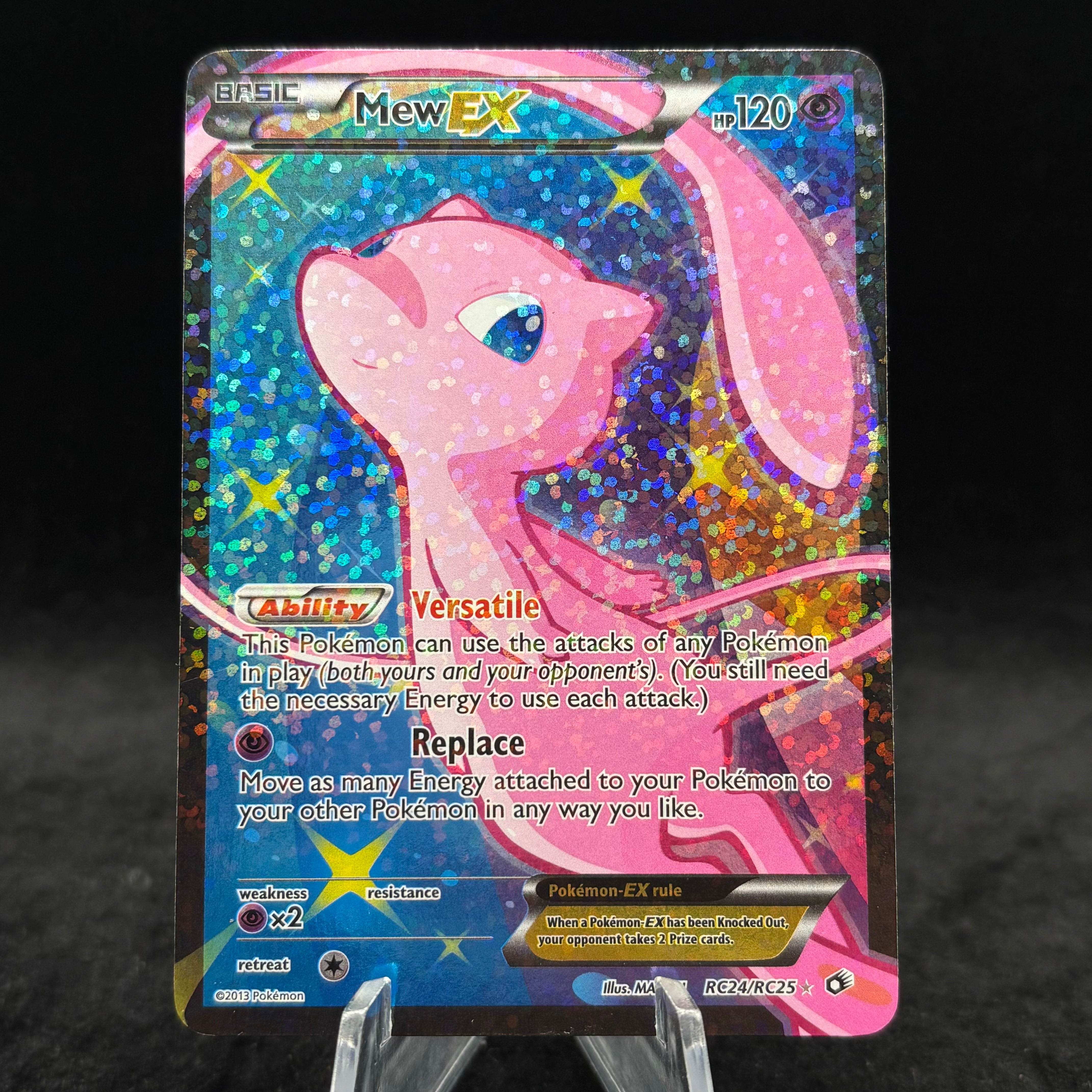 Mew EX (Full Art) - Legendary Treasures: Radiant Collection *Moderate ...