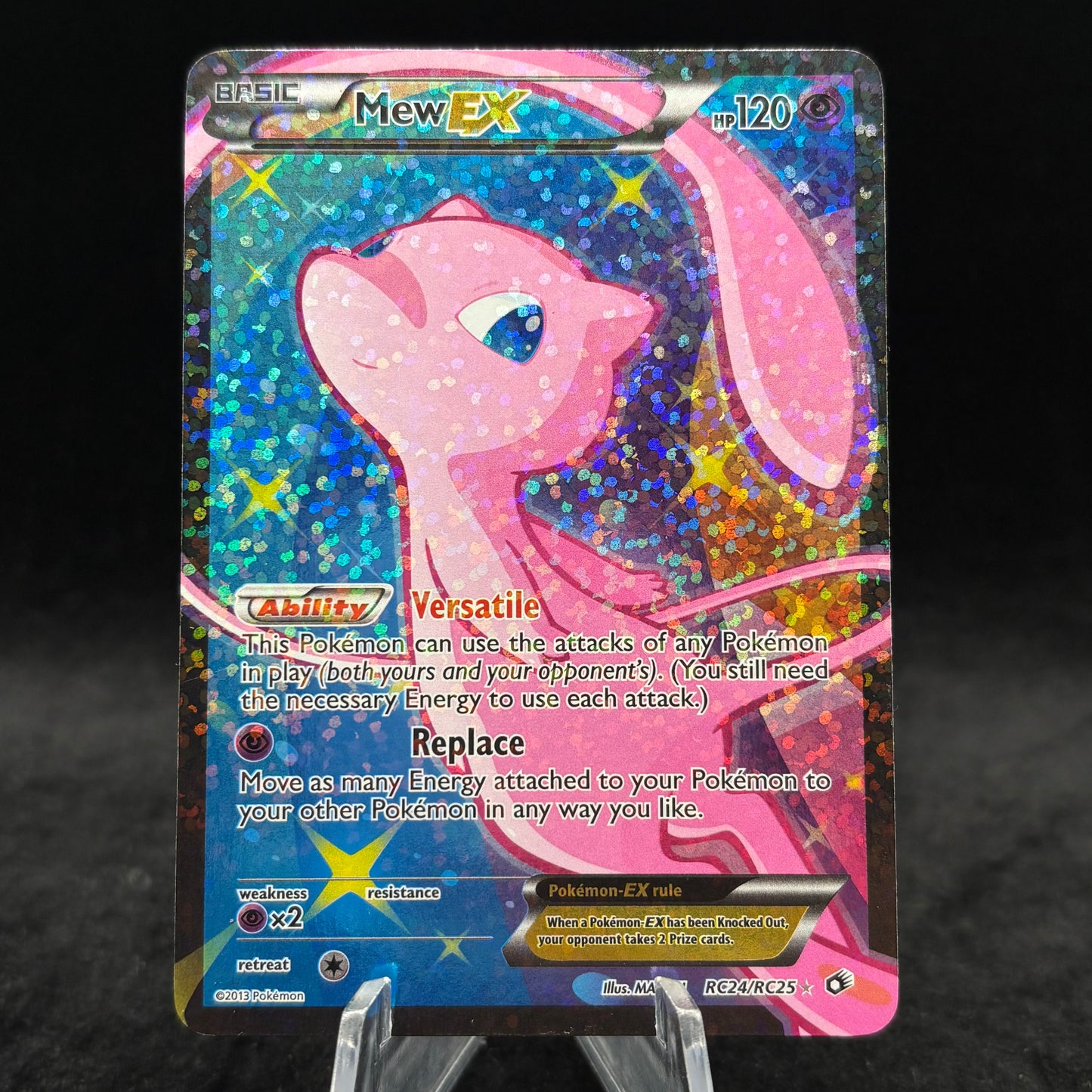 Mew EX (Full Art) - Legendary Treasures: Radiant Collection *Moderate Play* Single Card