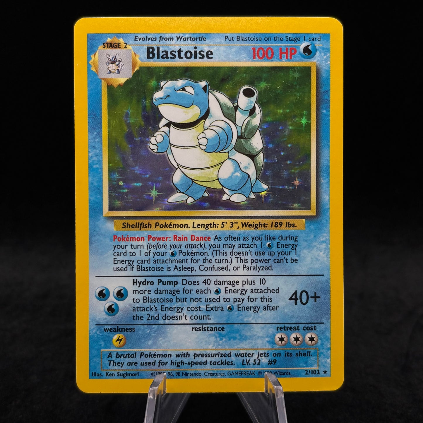 Blastoise - Base Set *Light Play* Single Card