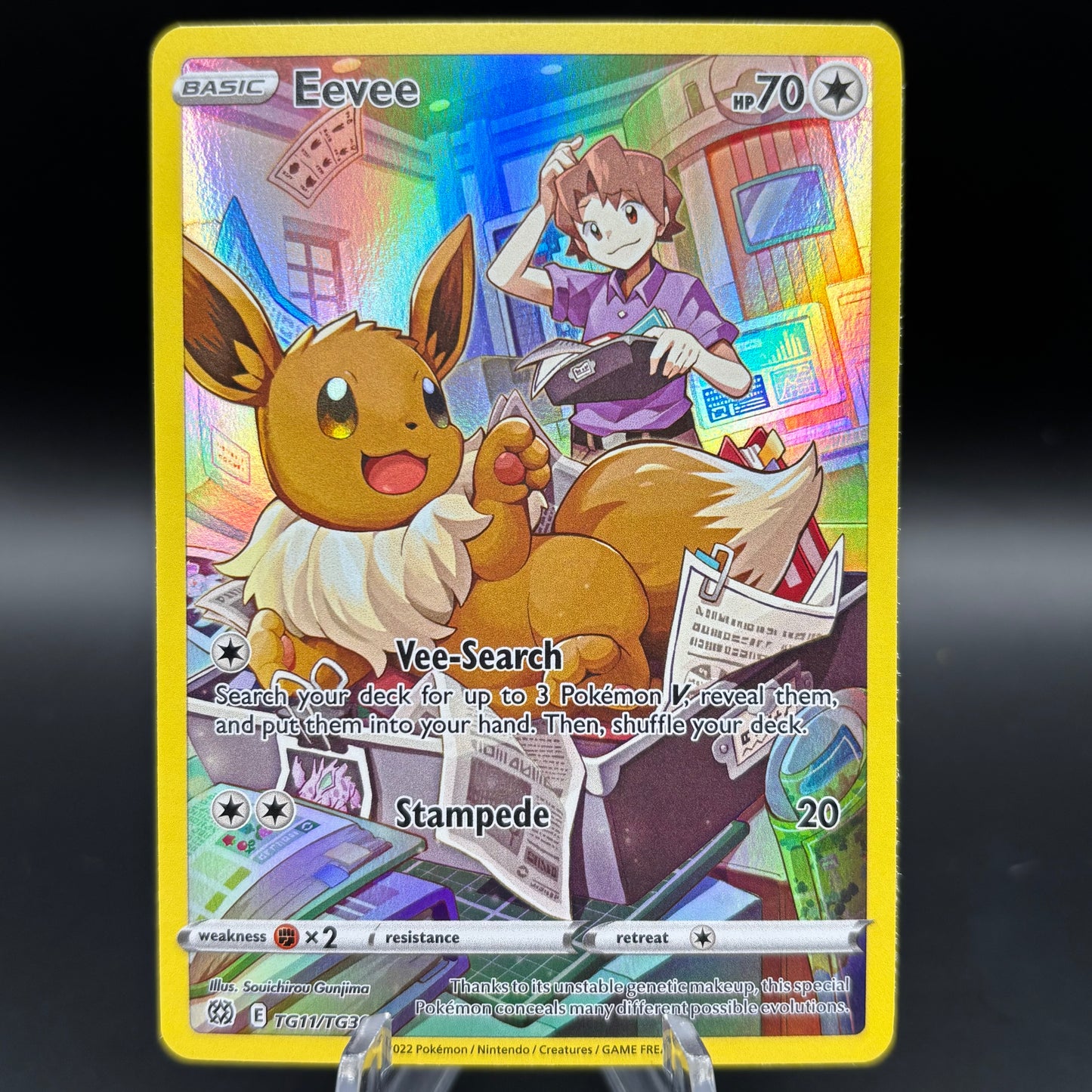 Eevee - SWSH09: Brilliant Stars Trainer Gallery *Light Play* Single Card