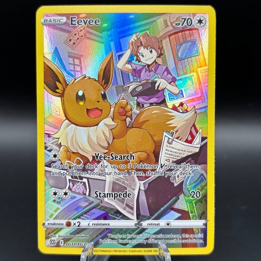 Eevee - SWSH09: Brilliant Stars Trainer Gallery *Light Play* Single Card