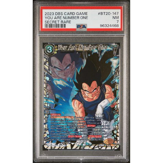 PSA 7 Dragon Ball You Are Number One BT20-147 SCR