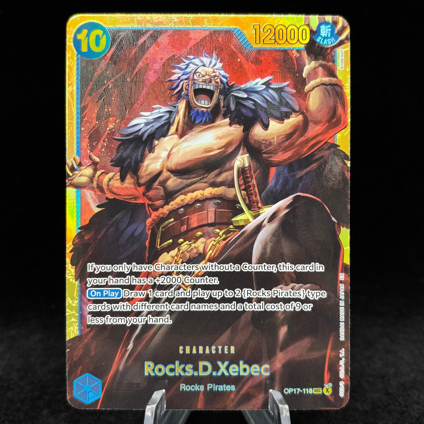 Rocks.D.Xebec (118) - The World's Strongest Warriors Single Card
