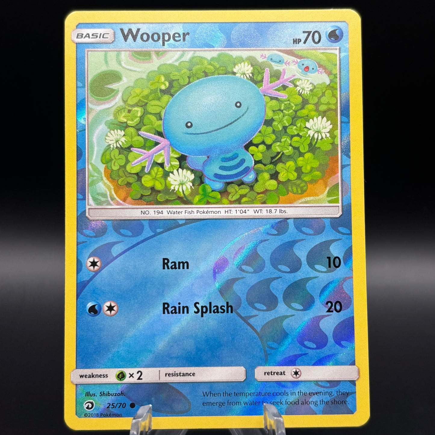 Wooper - 25/70 Single Card *Light Play*