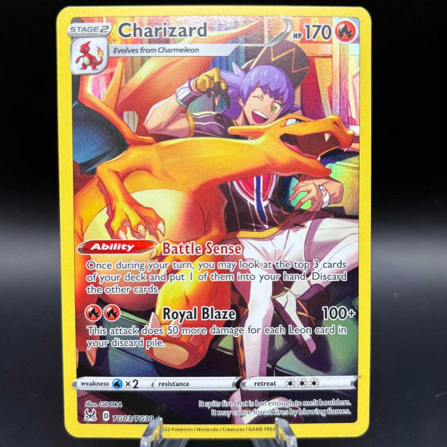 Charizard - SWSH11: Lost Origin Trainer Gallery *Lightly Played* Single Card