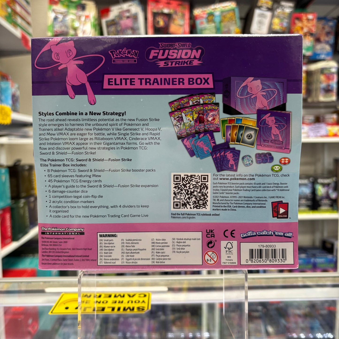 Pokemon Sword & Shield - Fusion Strike Elite Trainer Box
