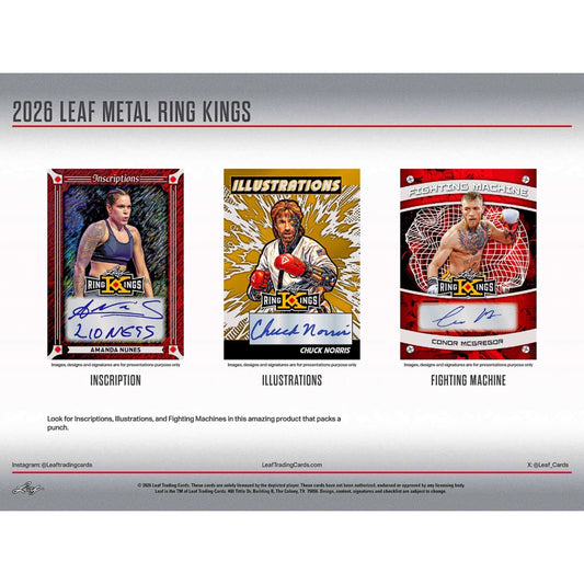 2026 Leaf Metal Ring Kings - Hobby Box