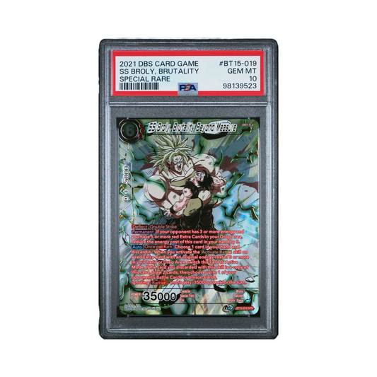 PSA 10 SS Broly, Beyond Measure #BT15-019