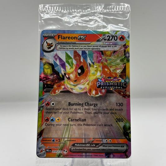 Flareon ex - 014/131 (Prismatic Evolutions Stamp) (Sealed PR)