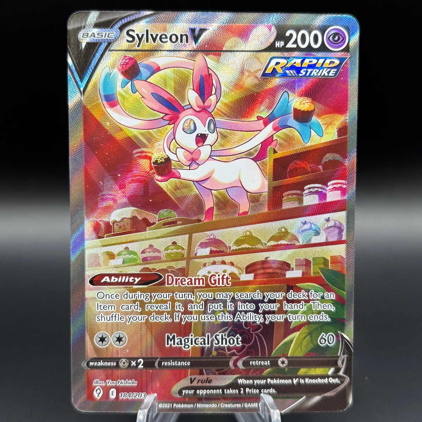 Sylveon V (Alternate Full Art) - SWSH07: Evolving Skies Single Card