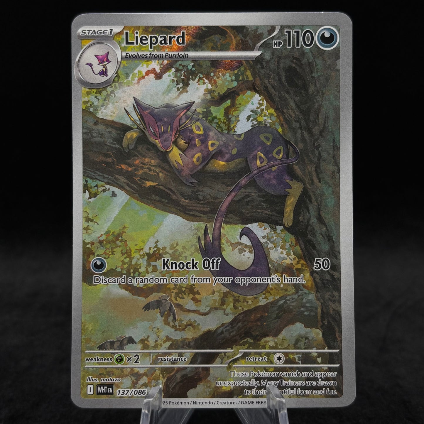 Liepard - 137/086 - SV: White Flare Single Card