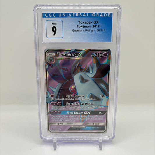 CGC 9 TOXAPEX GX GUARDIANS RISING 136/145