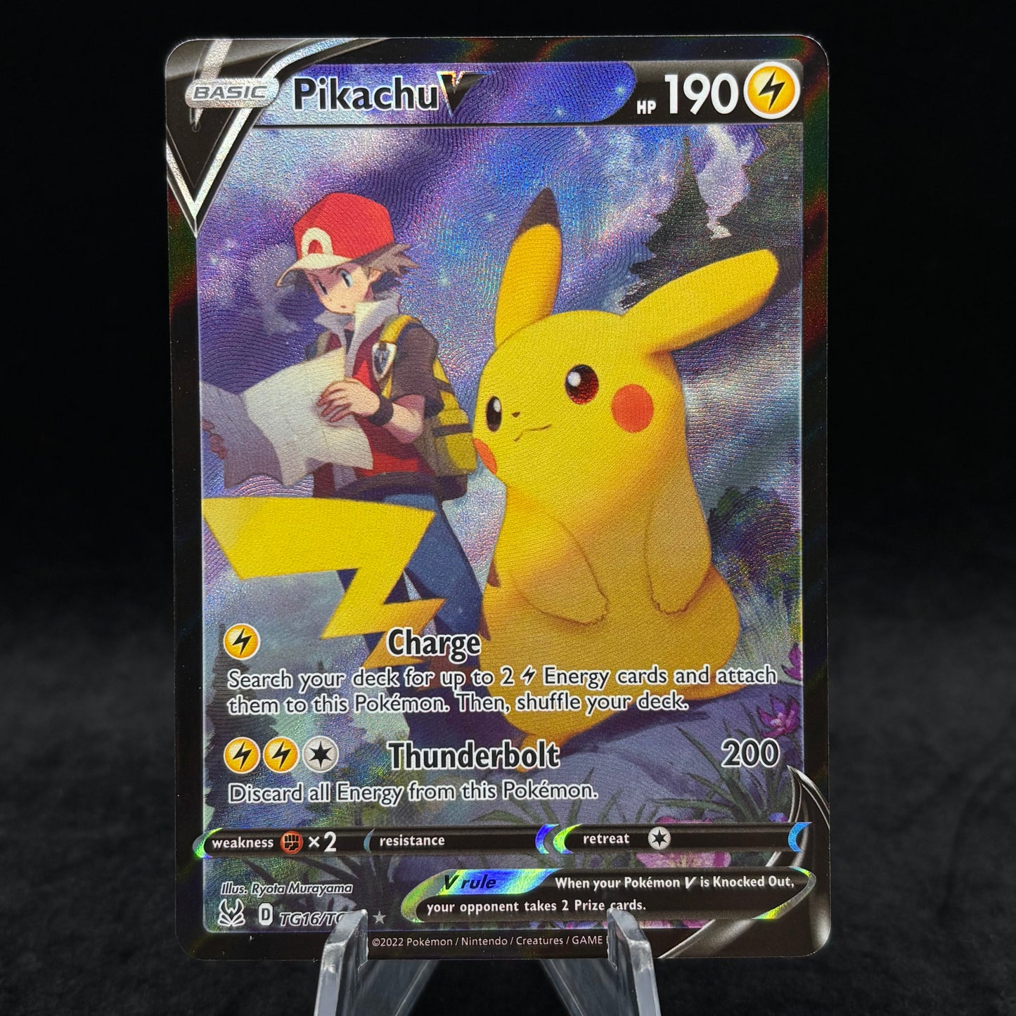 Pikachu V - SWSH11: Lost Origin Trainer Gallery Single Card