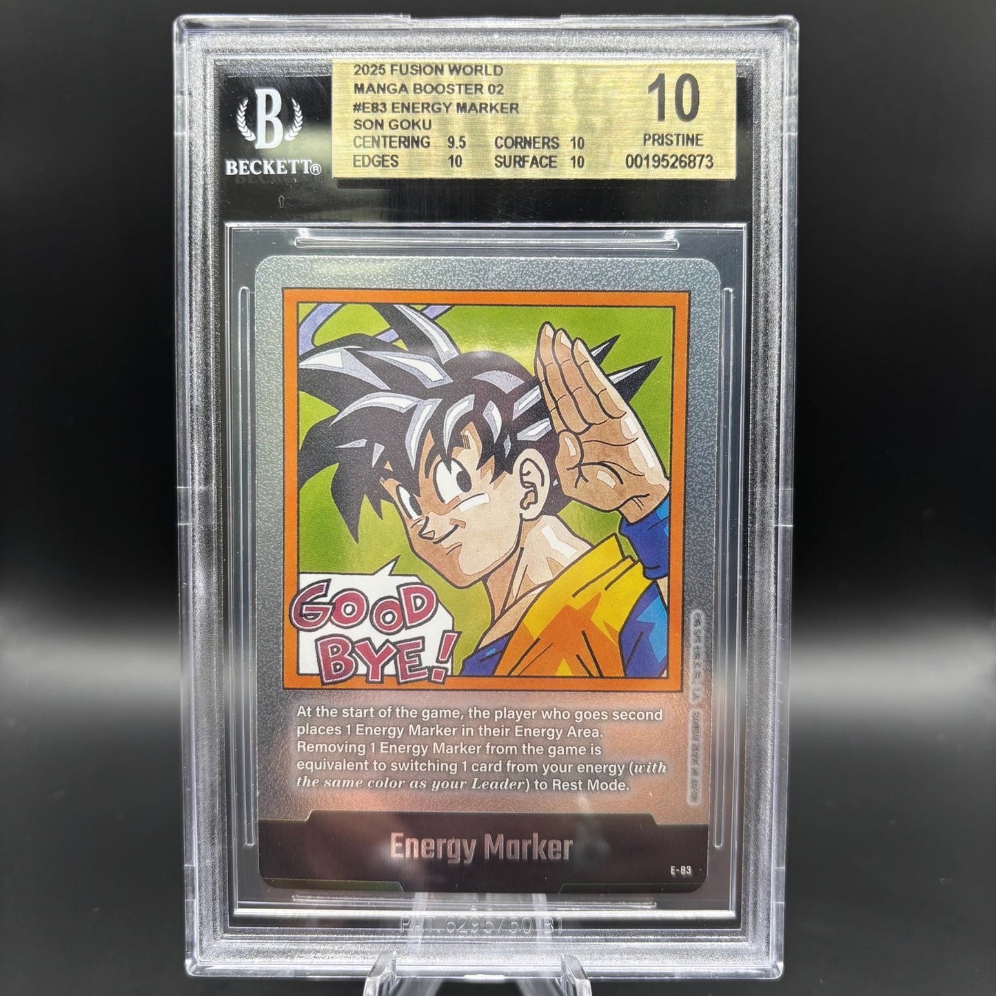 Beckett 10 2025 Fusion World Manga Booster SB02 Energy Marker E-83