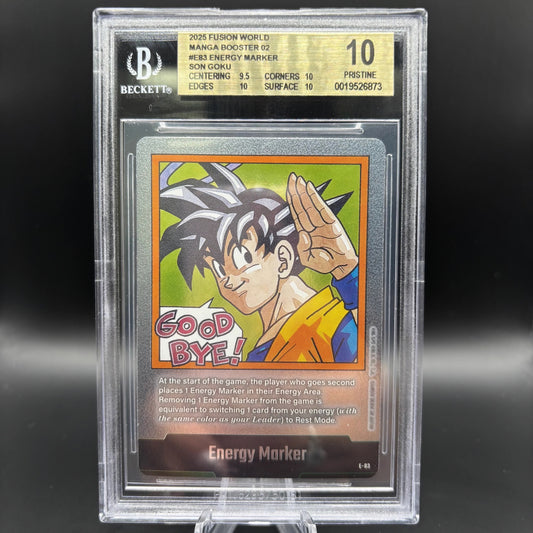 Beckett 10 2025 Fusion World Manga Booster SB02 Energy Marker E-83