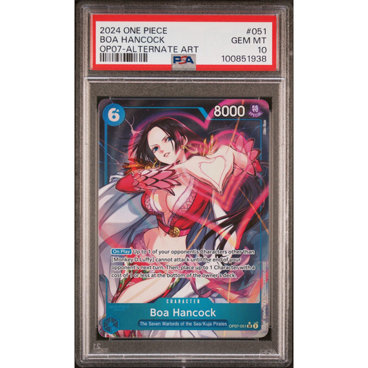 PSA 10 One Piece Boa Hancock OP07-051 Alt Art