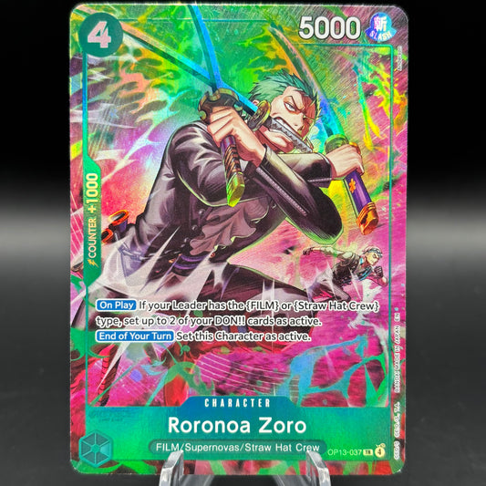 Roronoa Zoro (OP13-037) - Adventure on Kami's Island Single Card