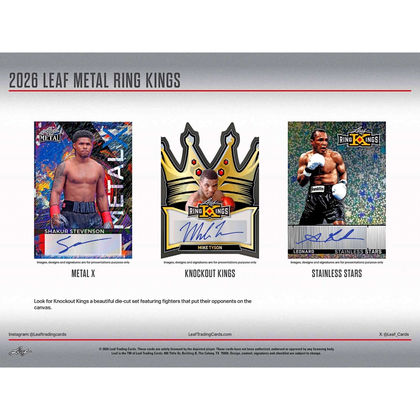 2026 Leaf Metal Ring Kings - Hobby Box
