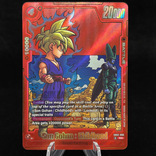 Son Gohan : Childhood - SB02-006 (Alternate Art) - Manga Booster Single Card