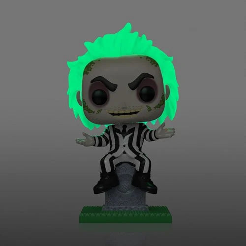 Beetlejuice on Tombstone Glow-in-the-Dark Funko Pop! Plus Vinyl Figure #1757