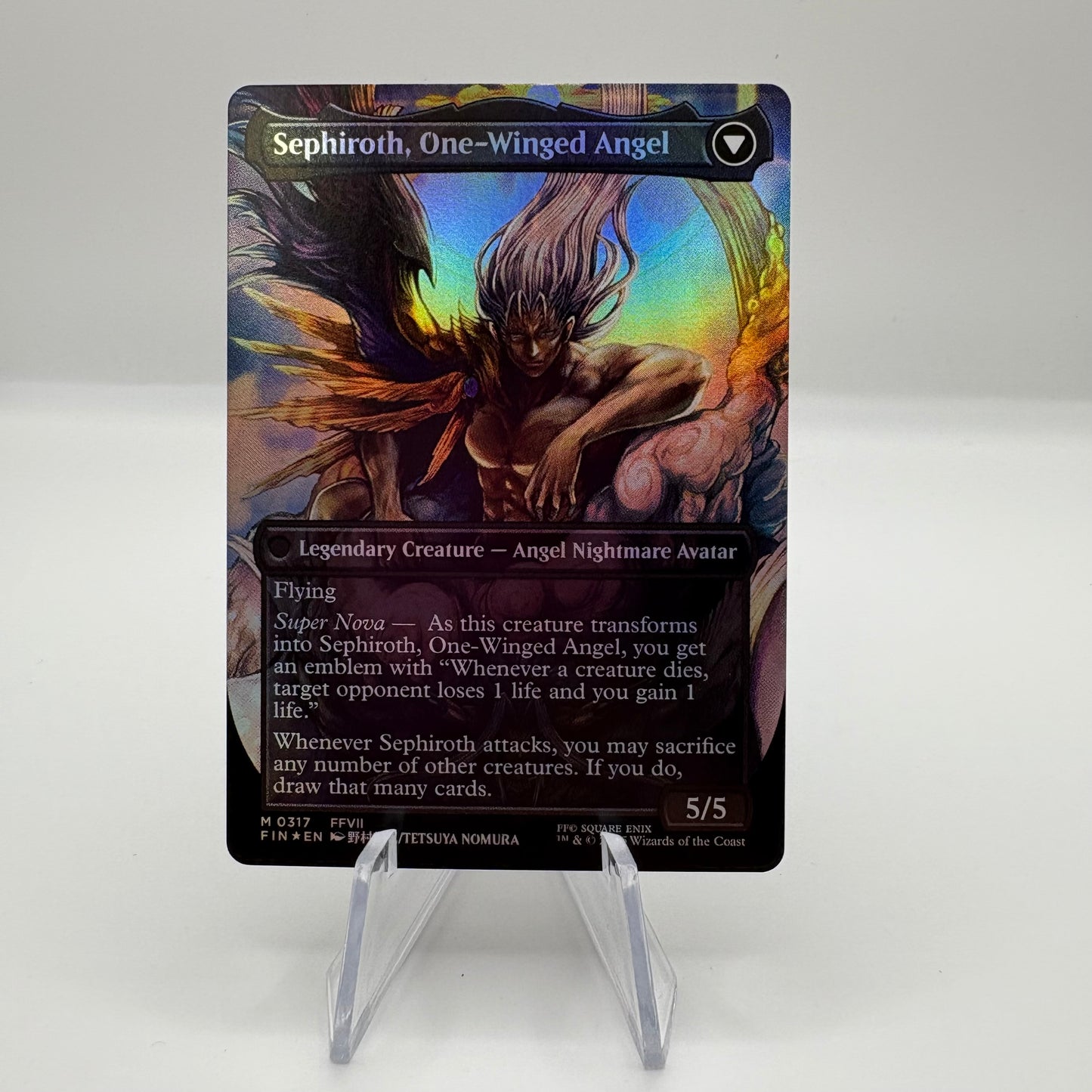 Sephiroth, Fabled SOLDIER (0317) (Borderless foil) - FINAL FANTASY