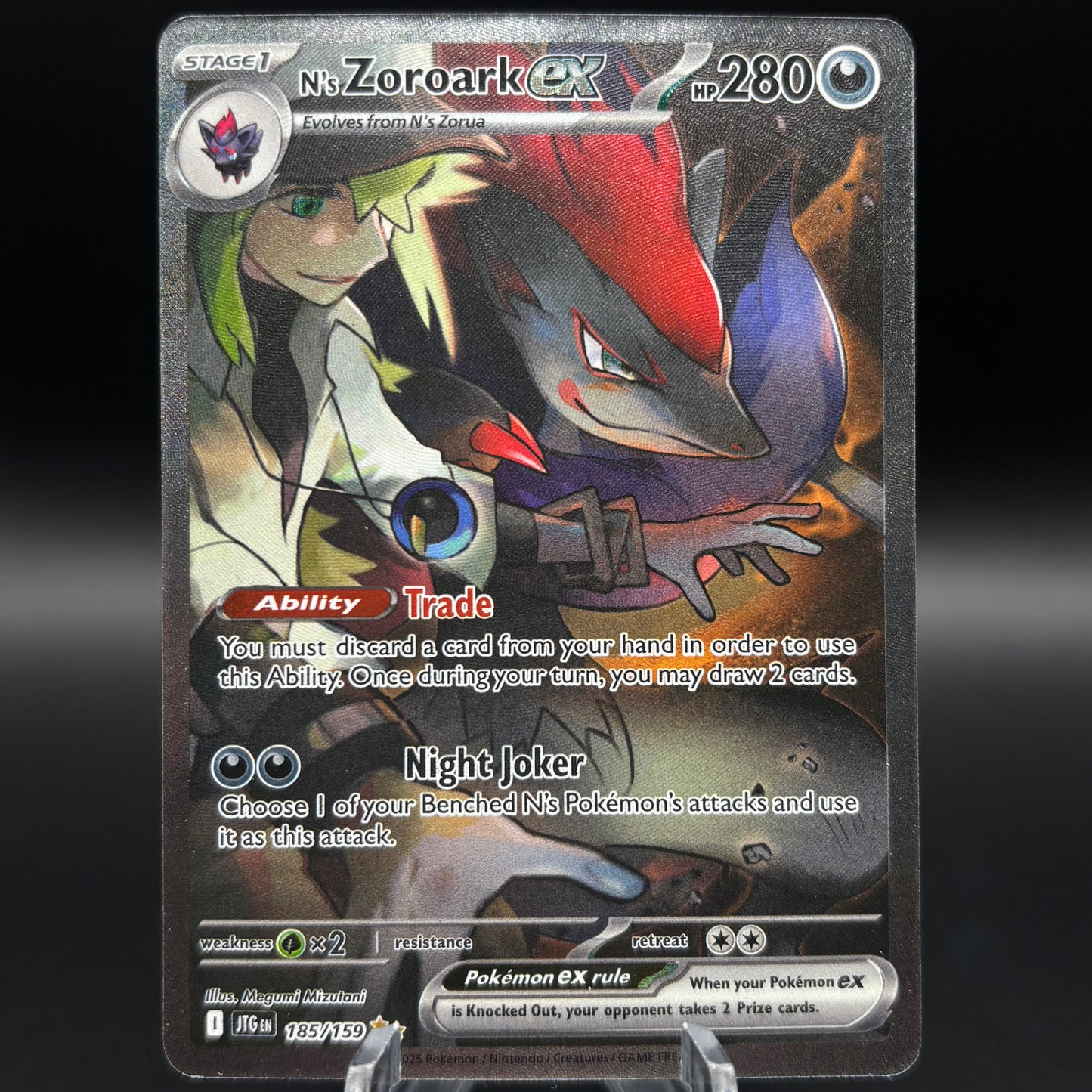 N's Zoroark ex - 185/159 - SV09: Journey Together Single Card
