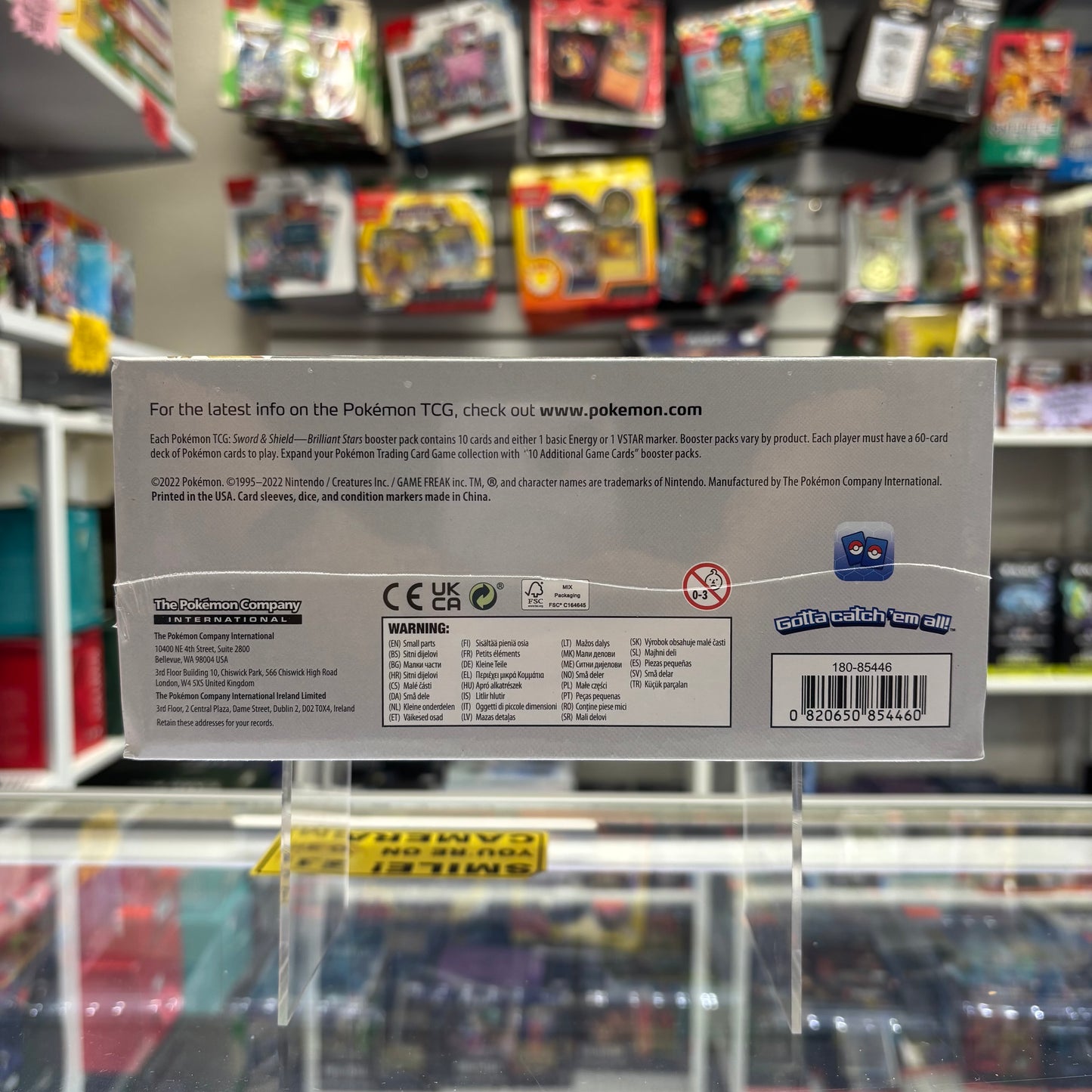 Pokemon Sword & Shield - Brilliant Stars Elite Trainer Box  [w/ Plastic Protector]