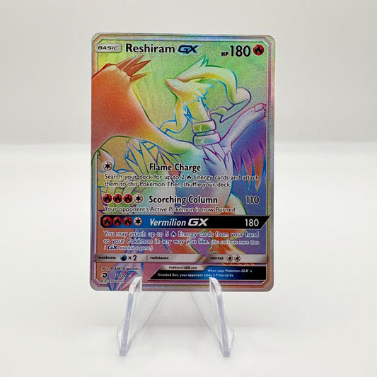 Reshiram GX (Secret) - Dragon Majesty (DRM)