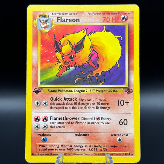 Flareon (19) - Jungle Single Card *Moderately Played*