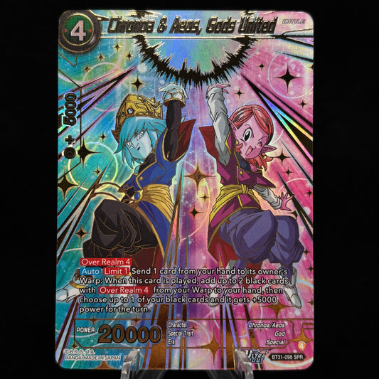 Chronoa & Aeos, Gods United (SPR) - Impact Beyond Dimensions (BT31) Single Card