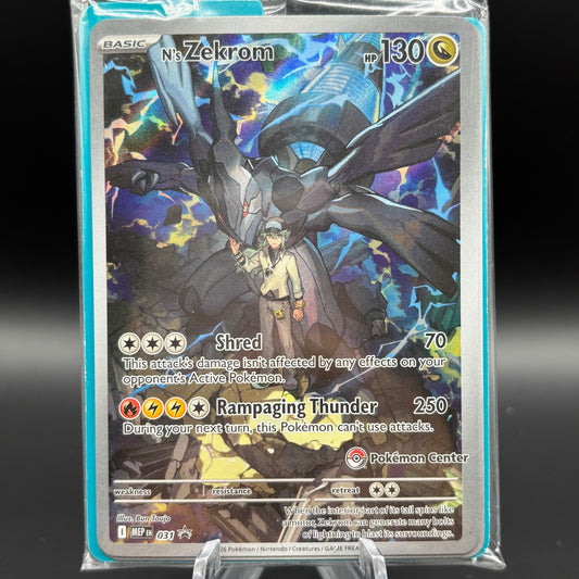 N's Zekrom - 031 - ME: Mega Evolution PR Single Card *Sealed* Pokemon Center
