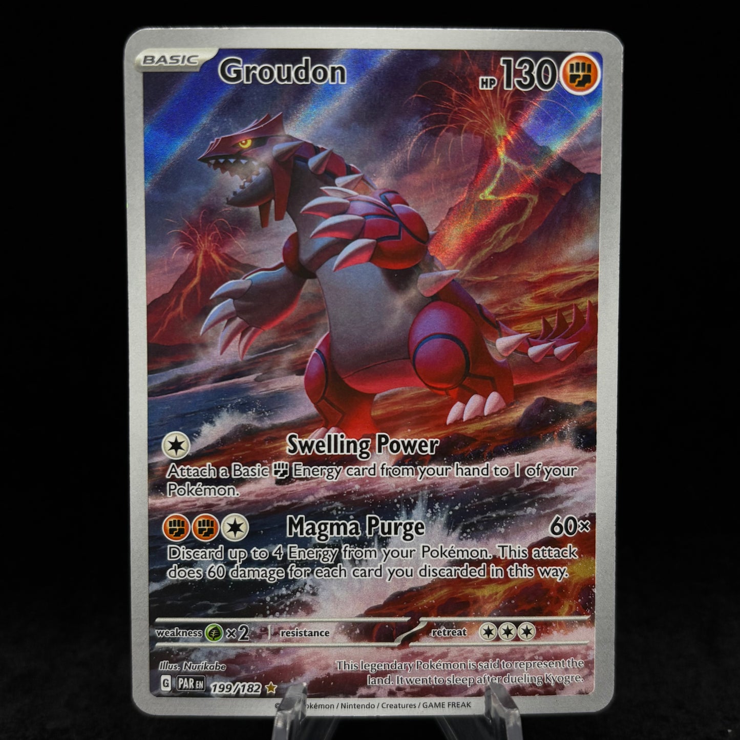 Groudon - 199/182 - SV04: Paradox Rift Single Card