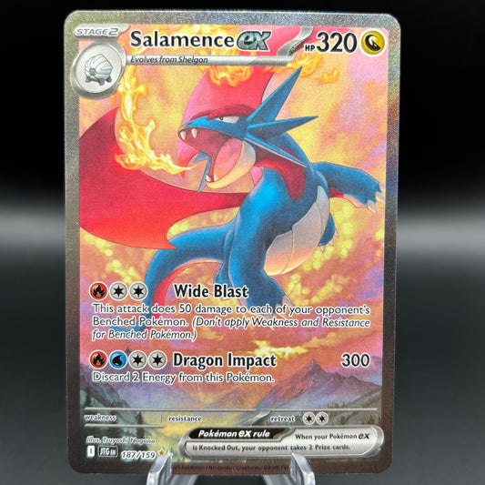 Salamence ex - 187/159 - SV09: Journey Together Single Card