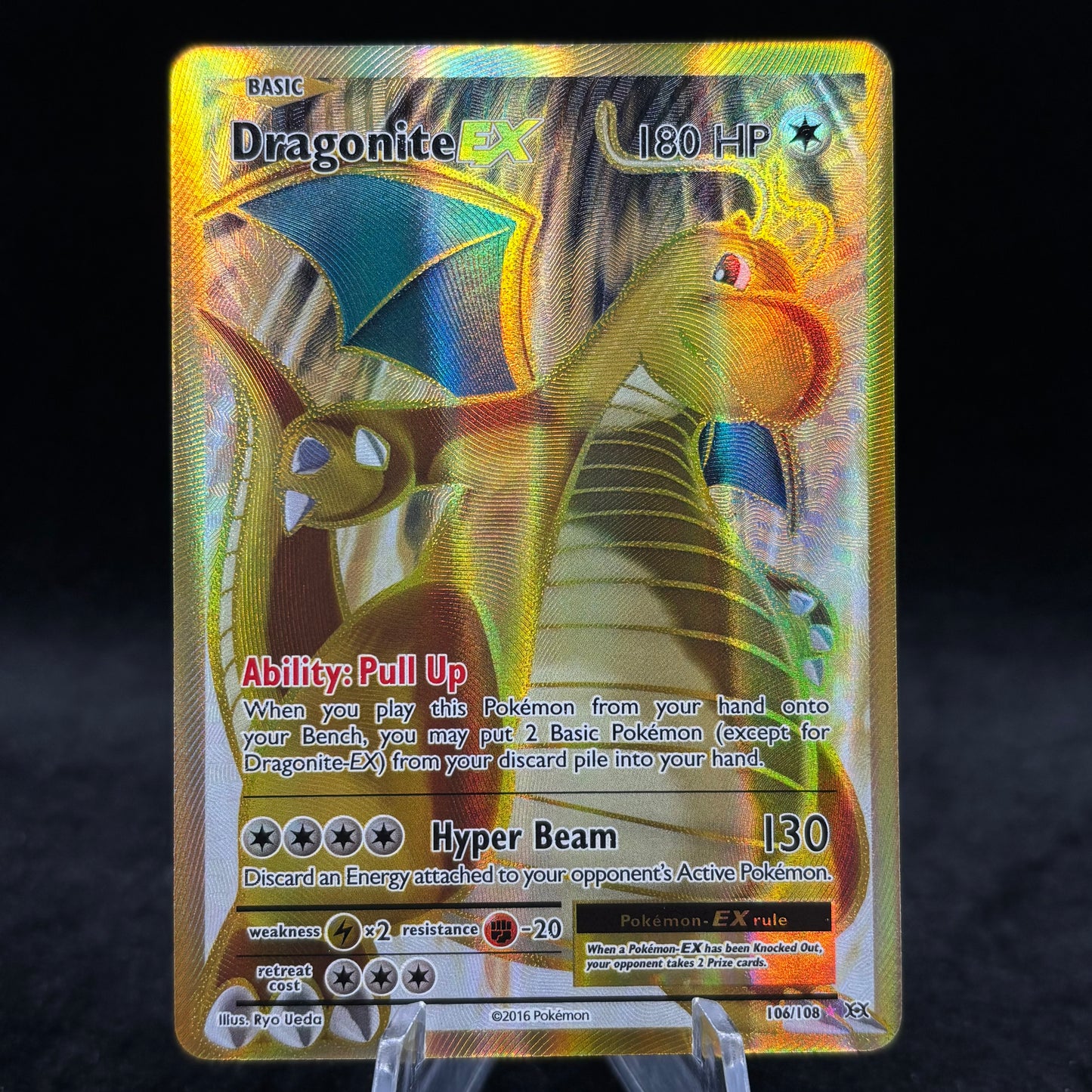 Dragonite EX (Full Art) - XY - Evolutions *Moderate Play* Single Card
