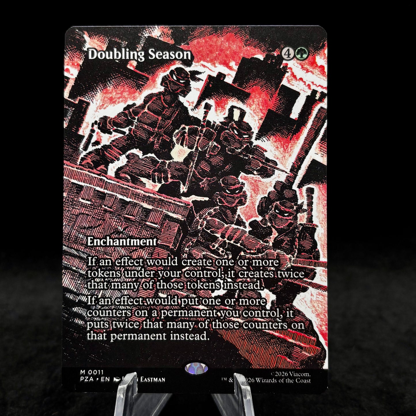 Doubling Season (Borderless) - Teenage Mutant Ninja Turtles Source Material Single Card