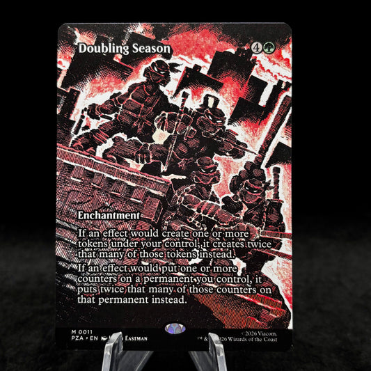 Doubling Season (Borderless) - Teenage Mutant Ninja Turtles Source Material Single Card