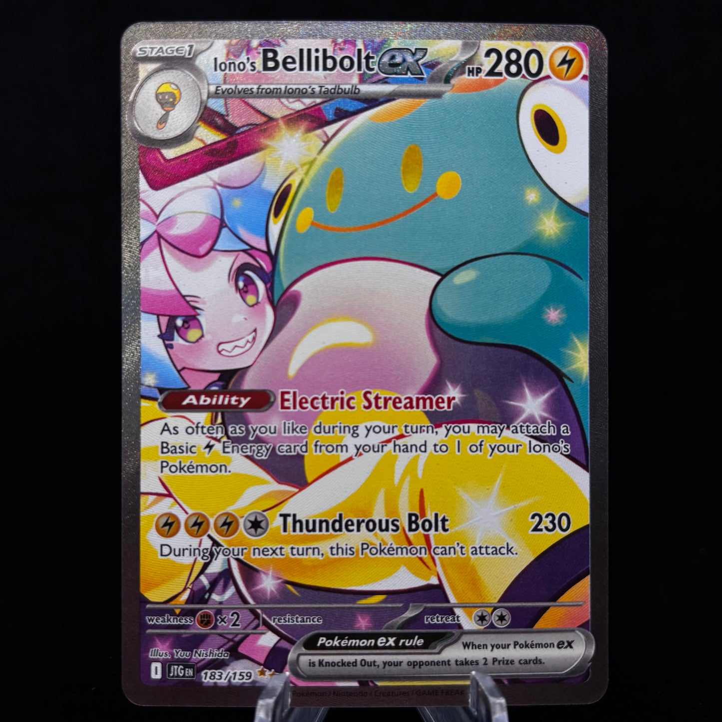 Iono's Bellibolt ex - 183/159 - SV09: Journey Together Single Card