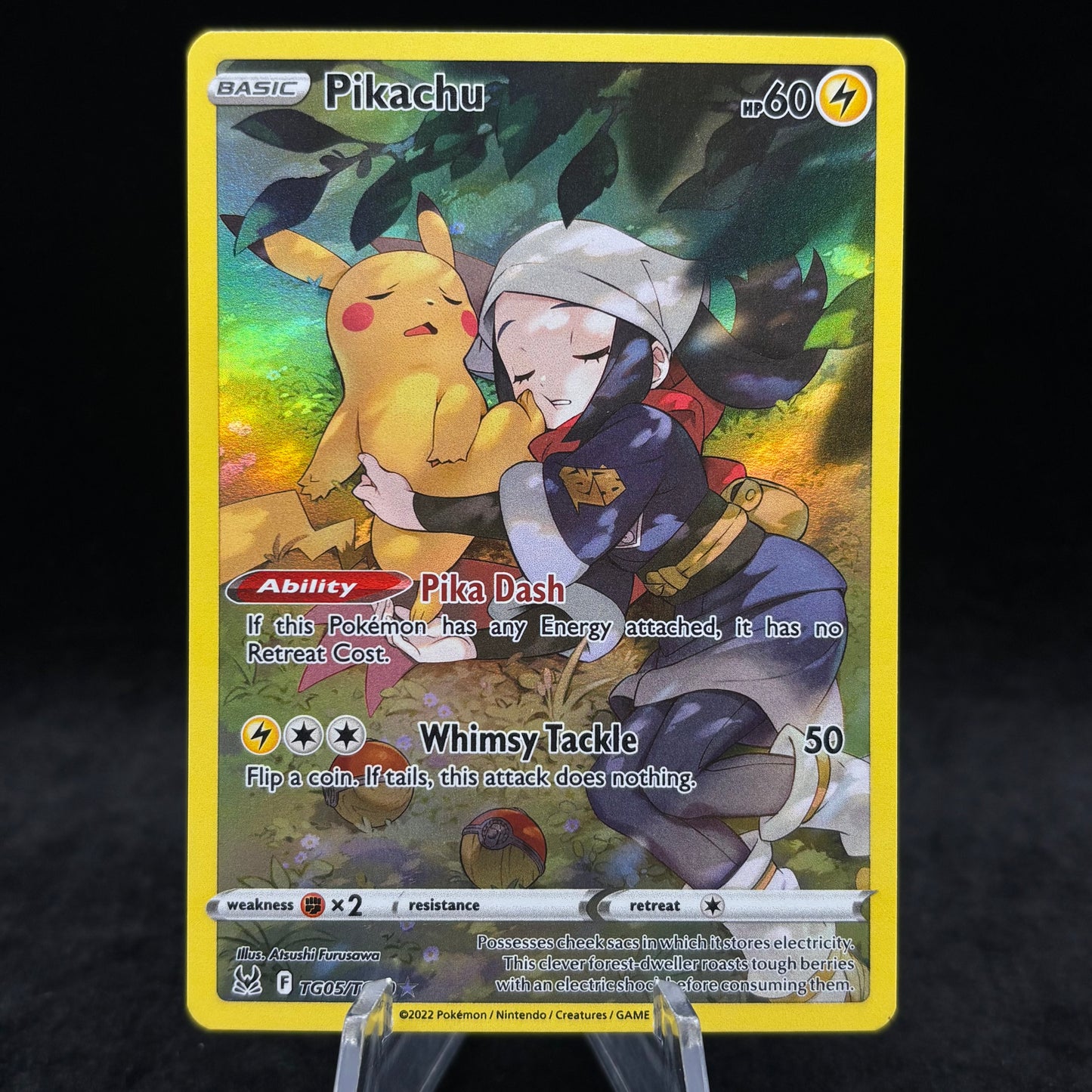 Pikachu - SWSH11: Lost Origin Trainer Gallery Single Card