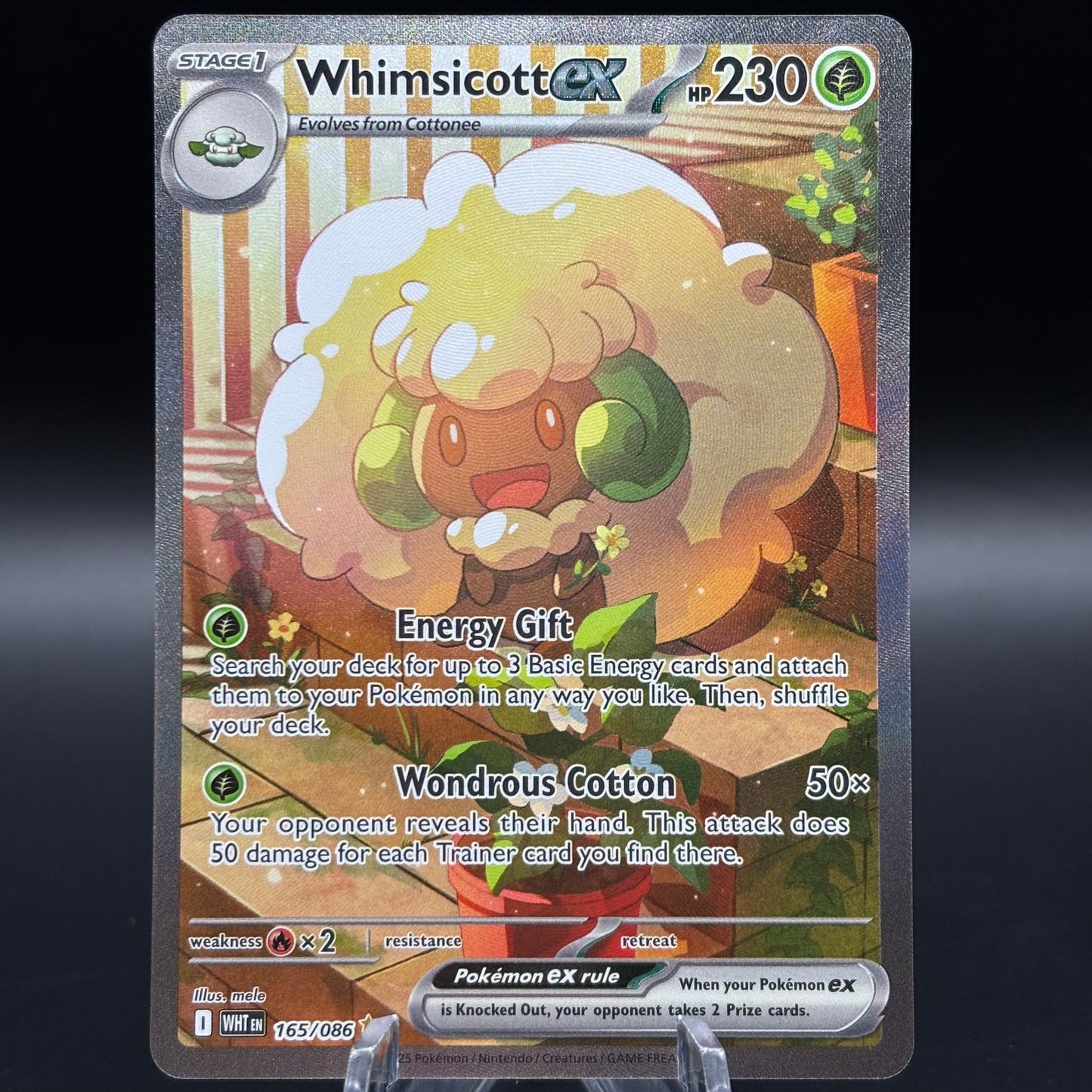 Whimsicott ex - 165/086 Single Card